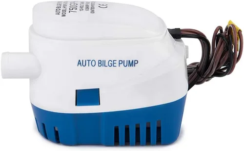 Miniatura 7 de Dontmiss Bomba de sentina sumergible automática para lancha pequeña, 12 V, 750 gph automática con interruptor de flotador, filtro a presión de 3/4