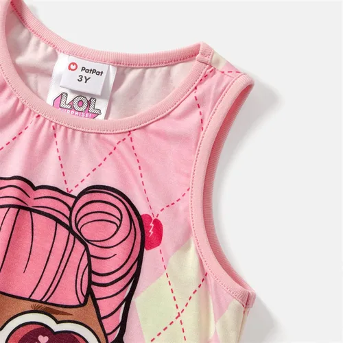 Miniatura 2 de L.O.L. Surprise! Vestidos de mamá e hija, a juego, con estampado de figura y sin mangas