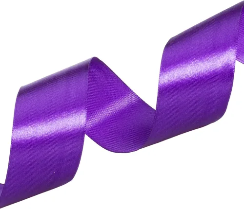 Miniatura 4 de YASEO Cinta de satén liso morado de 1 1/2 pulgadas, cinta de tela artesanal de 50 yardas para envolver regalos, ramos florales, decoración de fiesta