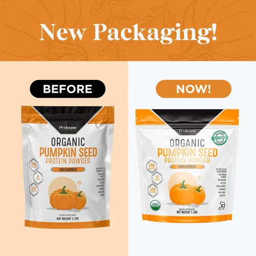 Miniatura 8 de Probase Nutrition, Polvo de proteína de semillas de calabaza, polvo de proteína de calabaza sin azúcar, ideal para apoyo posterior a la actividad