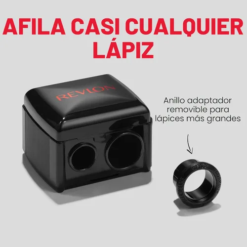 Miniatura 4 de Revlon Sacapuntas Universal, Sacapuntas de Maquillaje para Lápices de Maquillaje de Madera y Plástico, Se Adapta a Lápices Pequeños y Grandes