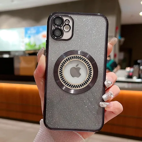 Miniatura 2 de Misscase Funda magnética con purpurina para iPhone 11 compatible con MagSafe, protección completa, delgada, a prueba de golpes, antiarañazos
