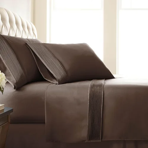 Miniatura 25 de Southshore Fine Linens®, juego de ropa de cama con bolsillo profundo, Microfibra, Negro, gemelo