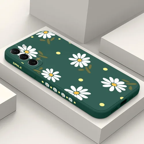 Miniatura 24 de LEECG para Samsung Galaxy S22 Plus, funda de silicona suave con diseños de flores de moda, protector contra caídas y antihuellas para Samsung S22