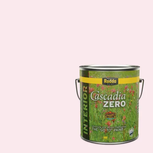 Miniatura 60 de Rodda Paint CASCADIA ZERO - Pintura satinada e imprimación para interiores en uno, 1 galón, Lady Flower Flor de señora