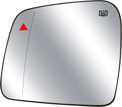 Espejo calefactable para el lado izquierdo del conductor para Dodge Durango Jeep Grand Cherokee 2011-2021, descongelación y niebla con soporte