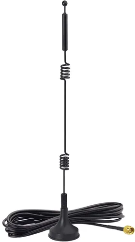 Bingfu Dual Band WiFi 2.4GHz 5GHz 5.8GHz 9dBi Base magnética SMA Antena macho para cámara de seguridad inalámbrica Vedio Grabadora de vigilancia