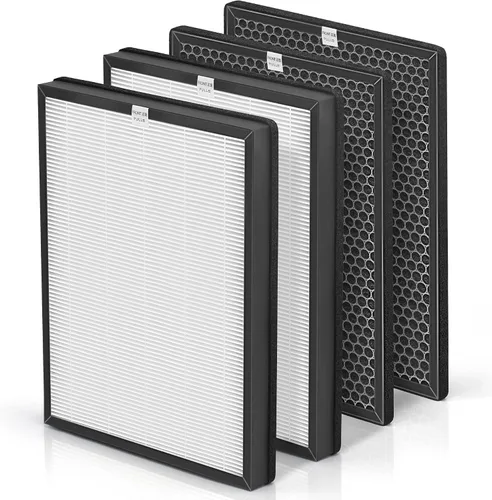 Miniatura 10 de AP-B102 - Juego de filtros de repuesto compatibles con filtros ifier Alexapure Breeze Air Pur de repuesto AP-B102 y 3049 3 en 1 limpiador de aire