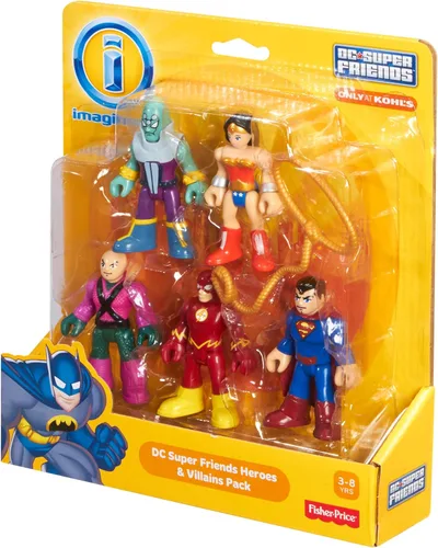 Miniatura 5 de Fisher-Price Wonder Woman Imaginext DC Super Friends & Villains Pack