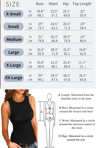 Miniatura 5 de Samefar Camiseta sin mangas de punto ajustado para mujer, sin mangas, espalda cruzada, casual, básica, acanalada