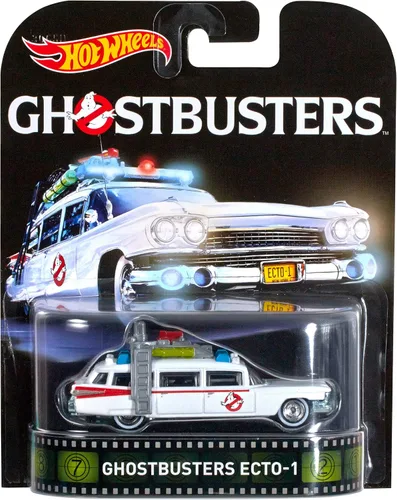 Miniatura 4 de Vehículo Hot Wheels, retro Entretenimiento, Ghostbusters Ecto 1 fundido a presión