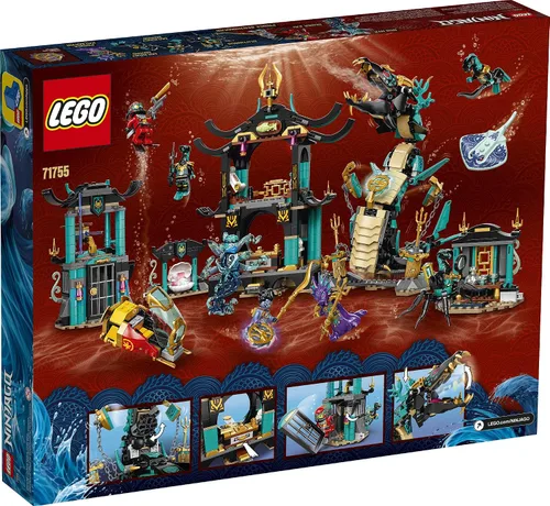 Miniatura 4 de LEGO NINJAGO Temple of The Endless Sea 71755 Kit de construcción; juego submarino con NINJAGO Kai y juguete de serpiente; nuevo 2021 (1,060 piezas)