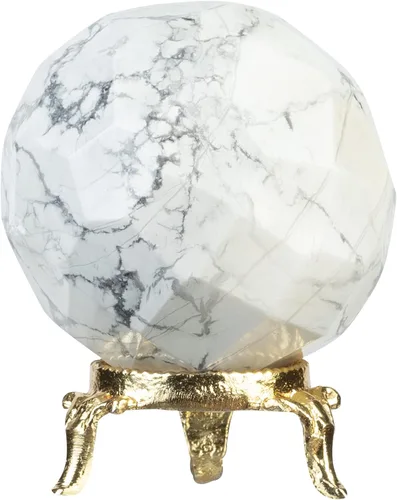 Miniatura 14 de Crocon Bola esférica de piedra de jaspe rojo de 2.165 in con soporte de metal, más de 1400 quilates, esfera de curación, escultura para adivinación