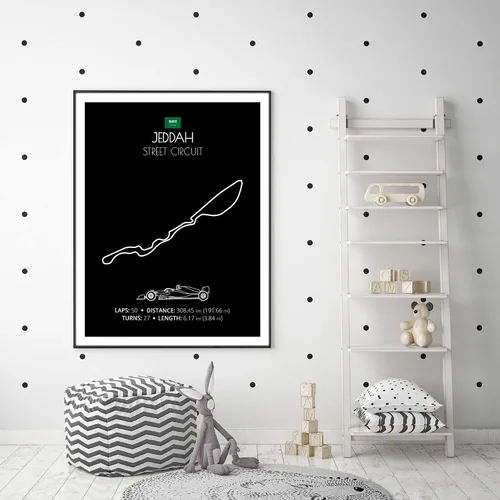 Miniatura 71 de Custom Car Posters Póster hecho a mano compatible con Autodromo Enzo e Dino Ferrari (Imola, Italia), póster de pista de carreras diseñado