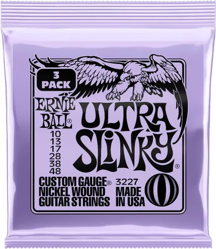 Miniatura 33 de Ernie Ball Regular Slinky - Cuerdas de guitarra eléctrica de níquel enrollado, 6 unidades, calibre 10-46 Regular (38-56)