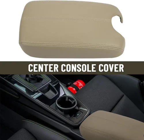 Miniatura 2 de Funda de reposabrazos para automóvil de repuesto para Honda Accord 2008-2012, protector de consola central de cuero PU, almohadilla impermeable