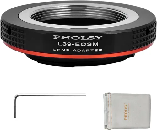 Miniatura 8 de PHOLSY Adaptador de montaje de lente Leica M a EF-M Compatible con Leica M, Zeiss ZM, VM Lens a Canon EF-M (EOS M) Mount Camera Body Leica M a EOS M