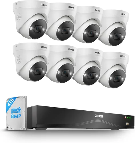 Miniatura 11 de ZOSI - Cámara de seguridad híbrida 4 en 1 TVI CVI AHD CVBS de 2MP, 1920TVL, 1080P HD, resistente a la intemperie, para exteriores e interiores