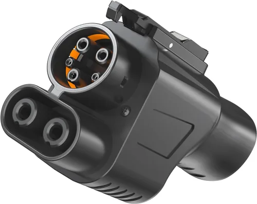 Adaptador de vehículo eléctrico compatible con Tesla Supercharger (NACS) a CCS - 500 amperios / 1,000 V - Carga rápida de tu CCS1 en supercargadores