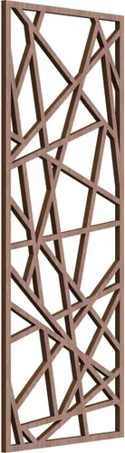 Miniatura 76 de Conway Paneles de pared decorativos de madera con calado, 9 3/8 pulgadas de ancho x 24 3/8 pulgadas de alto x 1/4 de alto, aliso