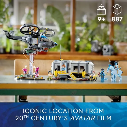 Miniatura 2 de LEGO Avatar Montañas Flotantes del Sitio 26 y RDA Samson 75573 - Juego de construcción de helicóptero con 5 minifiguras y figura de Direhorse, juego