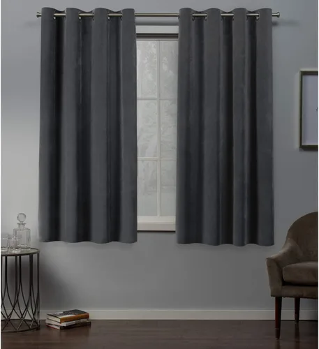 Miniatura 11 de Cortinas exclusivas para el hogar, de terciopelo, pesadas, para ventanas, paneles pares