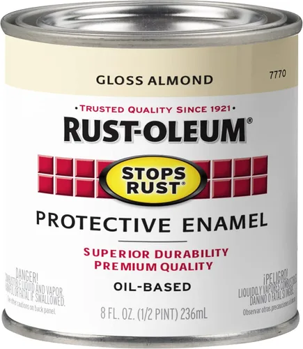 Miniatura 24 de Rust-Oleum 7765502 - Pintura anti-óxido para aplicación con brocha, cuarto de galón, color rojo real brillante, (paquete de 1)