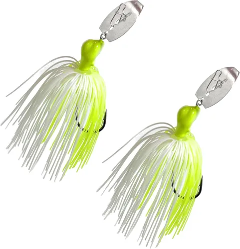 Miniatura 12 de Reaction Tackle Cabezales de plantilla de hoja rompedora de tungsteno para pesca, paquete de 2 plantillas de pesca para lubinas grandes y pequeñas
