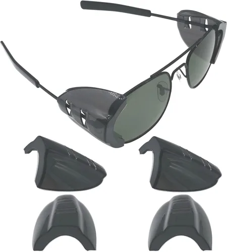 Miniatura 10 de KMDJG - 11 pares de protectores laterales de seguridad, protectores laterales transparentes para gafas de seguridad, se adaptan a marcos de anteojos