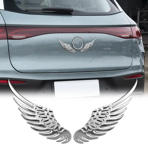 Miniatura 16 de Insignias de Automóvil 3D, Emblema Squatch Badge Rated, Insignia Automotriz de Metal 4 x 4, Calcomanías de Emblema Redondo, Insignias de Emblemas