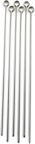 Miniatura 7 de Pinchos de acero inoxidable, juego de 6, de la marca Norpro, Plateado