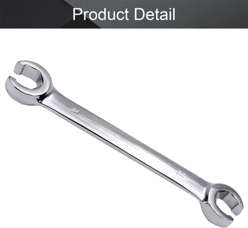 Miniatura 3 de Heyiarbeit Llave de tuerca acampanada, 0.866 in x 0.945 in métrica doble extremo abierto, 1 unidad