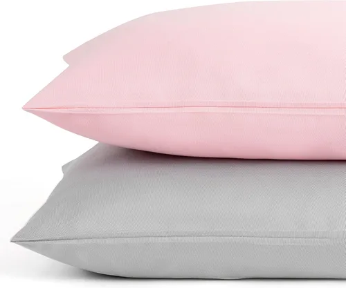 Miniatura 7 de TILLYOU Paquete de 2 fundas de almohada para niños pequeños con cremallera, de microfibra suave y sedosa de 13 x 18 pulgadas, fundas de almohada