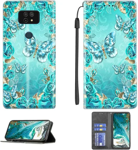 Miniatura 223 de Funda para Moto One Zoom compatible con Motorola One Zoom Phone Case Flip Stand Cover Magnetic Close YHD