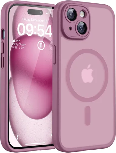 Miniatura 93 de TOCOL Funda magnética 3 en 1 para iPhone 14 Pro, mejorada [protección completa de cámara] con 2 protectores de pantalla, funda de grado militar Azul