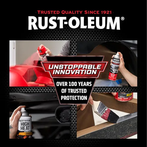 Miniatura 10 de Rust-Oleum 248657 Spray de revestimiento inferior de goma, 15 oz, Negro