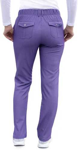 Miniatura 2 de Adar Pro Scrubs para mujer, pantalones de yoga ajustados para piernas
