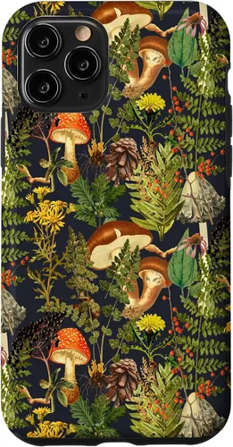 Miniatura 28 de Mushroom Woodland Scene elderberries Fungi Nature Shrooms Case for iPhone 17
