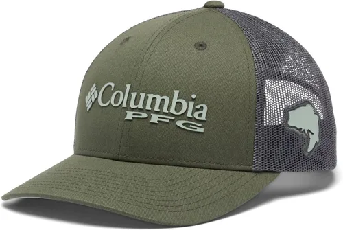 Miniatura 440 de Columbia - Gorra de malla con bandera con árboles unisex para adultos, corona alta