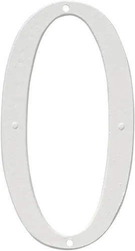 Montague Metal Products CSHN-4-0-W - Placa de aluminio para exteriores, pequeña, color blanco