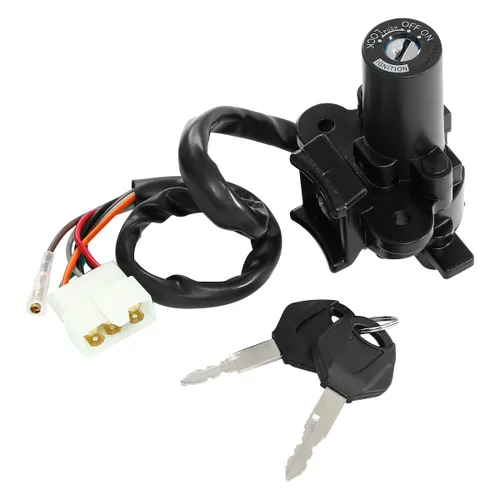 Miniatura 4 de TCT-MOTORPARTS Llave de bloqueo del interruptor de encendido para Kawasaki ZX6R ZX7R ZX750 ZX9R ZX900 ZZR400 ZZR600