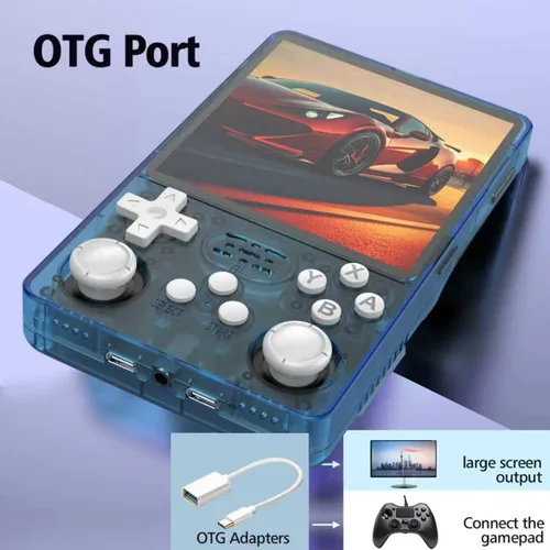 Miniatura 7 de R36plus - Consola de juegos portátil, consola de juegos retro portátil con pantalla IPS de 4.0 pulgadas, 64 GB, más de 15000 juegos preinstalados