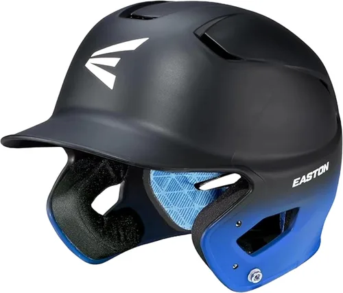 Miniatura 23 de Easton Z5 2.0 - Casco de bateo de béisbol Incluye protector de mandíbula reversible Negro