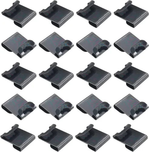 Miniatura 13 de MroMax Ganchos para colgar marcos de fotos, 0.012 in de grosor de metal en forma de S, clips para colgar fotos, 50 unidades 50 PZAS