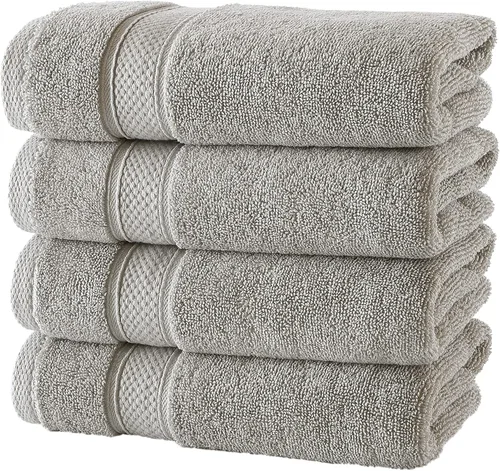Miniatura 10 de NOVA Luxury Linen - Juego de toallas turcas de calidad hotelera para baño (juego de 6 piezas de toallas, azul cielo)