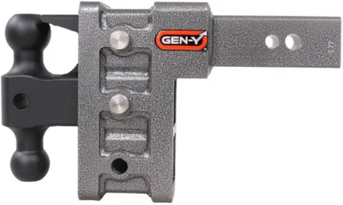 Miniatura 3 de GEN-Y Hitch Enganche de remolque para receptor de 2.5 pulgadas Caída de 6 pulgadas - 3 posiciones ajustables Capacidad de remolque de 21 k