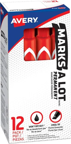 Avery Marks-A-Lot - Marcador de punta de cincel grande