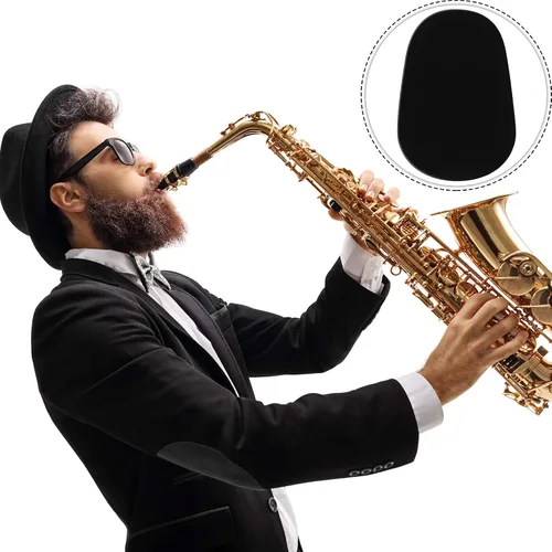 Miniatura 2 de Boao 160 piezas de 0.031 in de grosor para saxofón y clarinete para boquilla, parches de goma gruesa con adhesivo fuerte para músicos principiantes