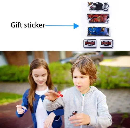 Miniatura 2 de YOLOPLUS+ 5 piezas Fidget Spinner Juguetes para niños, tamaño mini, juguetes de mano para aliviar la ansiedad y el estrés, regalos de cumpleaños