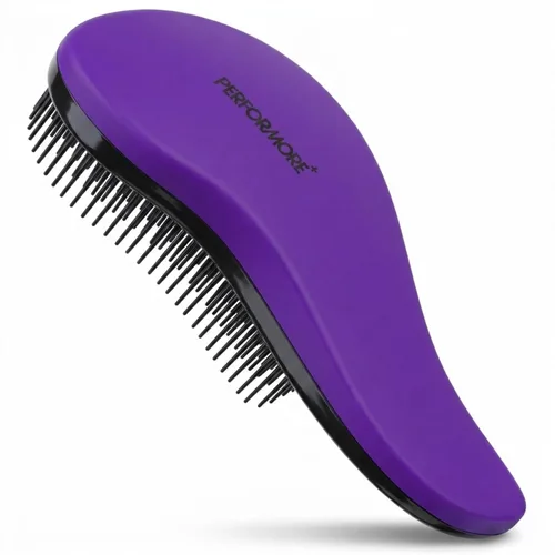 Miniatura 8 de Performore Smooth Glide - Cepillo desenredante para cabello natural, rizado, liso, húmedo o seco, secado rápido, cabello largo o corto para mujeres